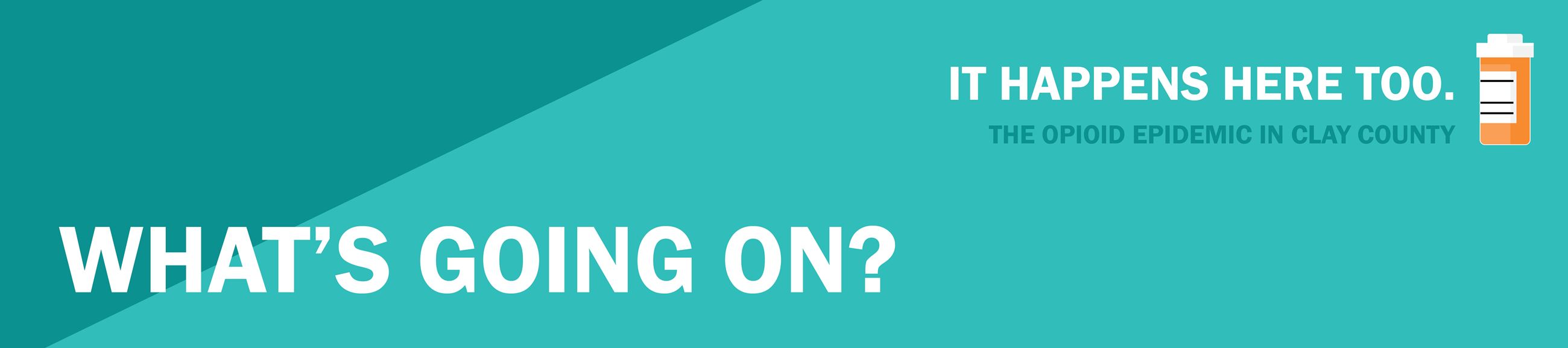 Opioid Web Banner  - What's Going On